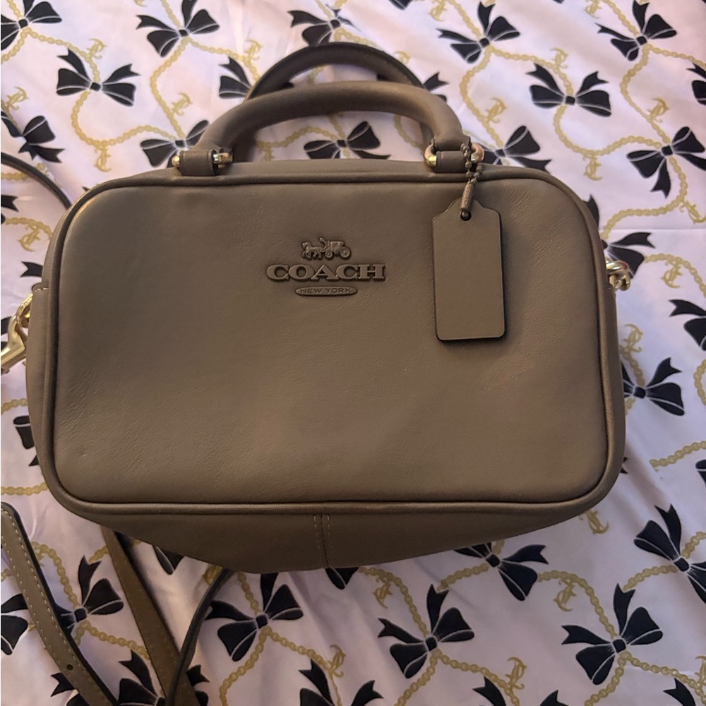 Coach brown Leather Crossbody Bag